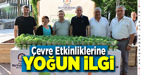 Denizli’de 40 Bin Çiçek Vatandaşla Buluşacak