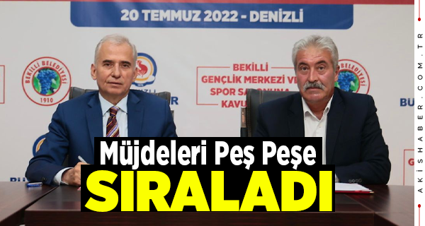 Büyükşehir’den Bekilli’ye Değer Katacak Hizmetler