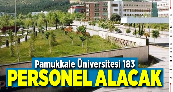 Pamukkale Üniversitesi Sözleşmeli Personel Alacak