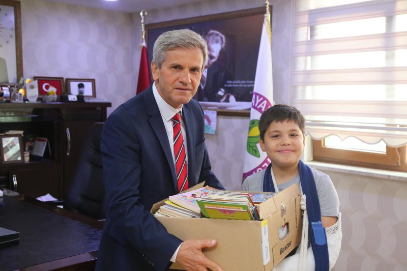 Başkan Şevkan'a En Anlamlı Bağış