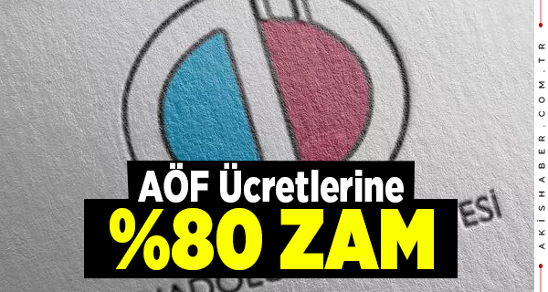 AÖF 2022-2023 Kayıt Ücretleri Belli Oldu