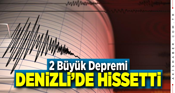 Ege Denizinde 2 Büyük Deprem
