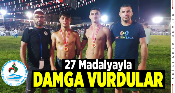 Pamukkale Belediyesporlu Güreşçiler Fırtına Gibi