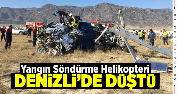 Çardakta Düşen Helikopterde 1 Kişi Öldü 4 Kişi Yaralandı