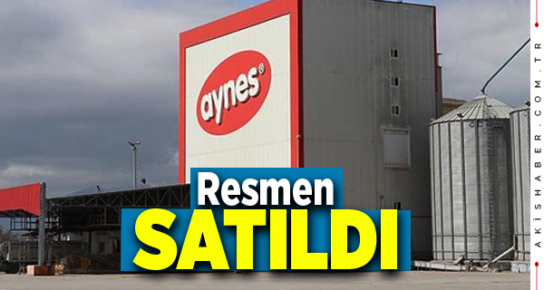 Aynes'in Resmi Satışı Gerçekleştirildi