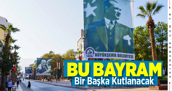 Büyükşehir Şehri Bayrak ve Atatürk Posterleriyle Donattı