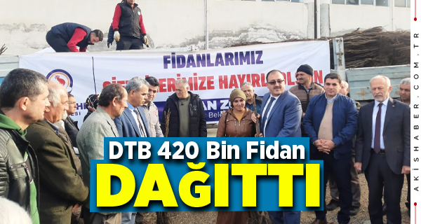 DTB'den Ceviz Fidanı Seferberliği
