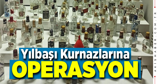 Denizli'de Yılbaşı Öncesi Litrelerce Kaçak Alkol Ele Geçirildi