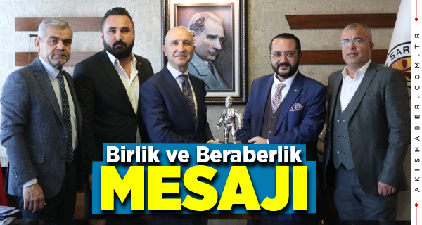 Başkan Özbaş MHP Heyetini Ağırladı