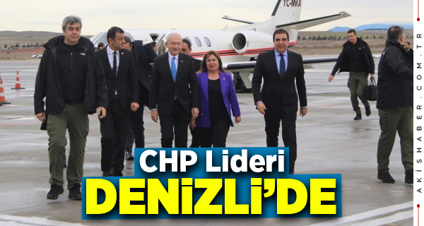 CHP Lideri Kılıçdaroğlu'nun Denizli Programı Başladı