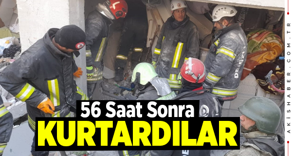 Büyükşehir ekipleri Küçük Kızı Depremden 56 Saat Sonra Kurtardı