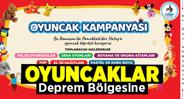 Pamukkale Belediyesinden Oyuncak Kampanyası