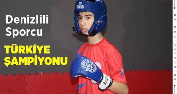 Denizlili Sporcu Wushu Kung Fu Türkiye Şampiyonu Oldu