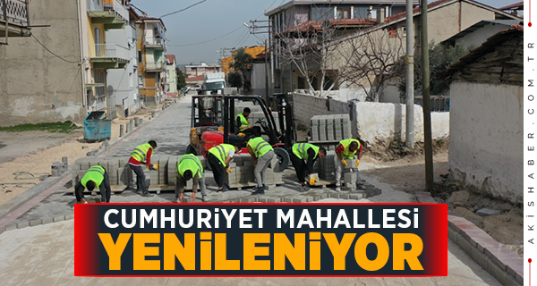Pamukkale Belediyesi Cumhuriyet Mahallesini Yeniliyor