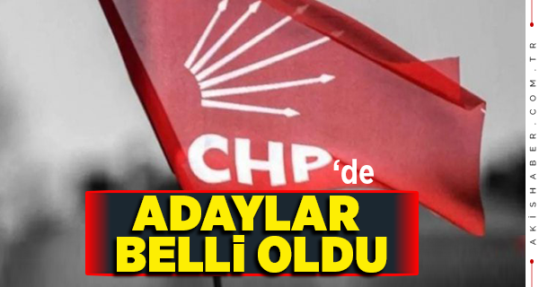 CHP Denizli adayları belli oldu