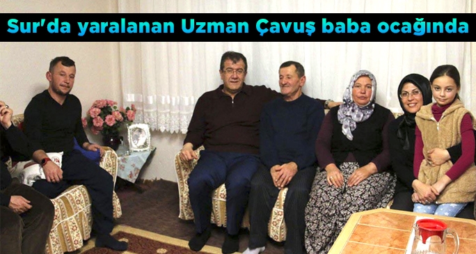 Sur'da yaralanan Uzman Çavuş baba ocağında