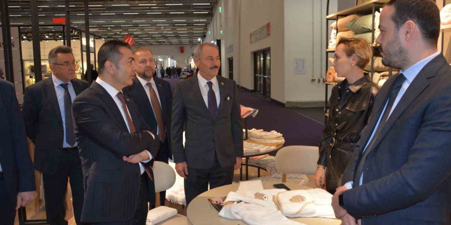 DTO Başkanı Erdoğan, Almanya fuarında sektör temsilcileriyle buluştu