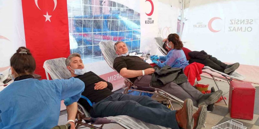 Sarıgöl’de 46 ünite kan bağışında bulunuldu