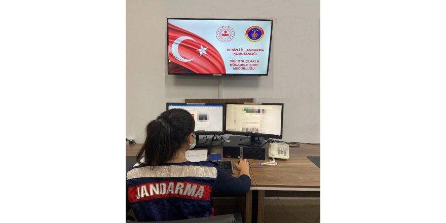 Denizli jandarmasından 640 internet sitesine erişim engelli