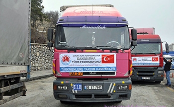 Avrupa’daki Türklerden 10 TIR dolusu yardım