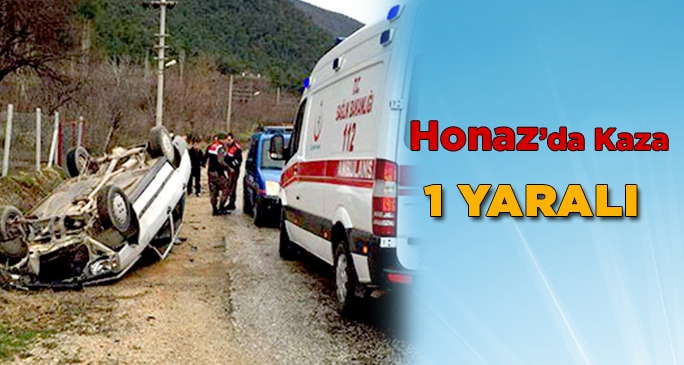 Honaz'da Kaza 1 Yaralı
