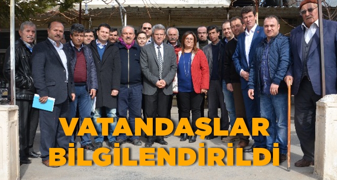 Vatandaşlar bilgilendirildi