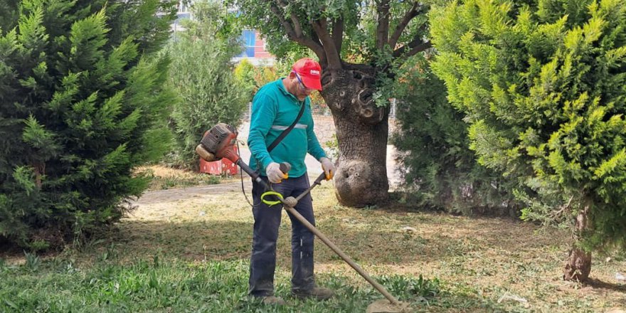 Mahalle sakinlerini istedi, park bahçeler temizlendi