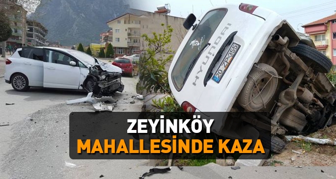 Zeytinköy Mahallesi'nde kaza