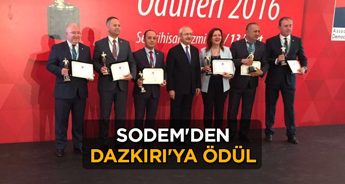 SODEM'den Dazkırı'ya ödül