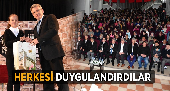 Herkesi duygulandırdılar