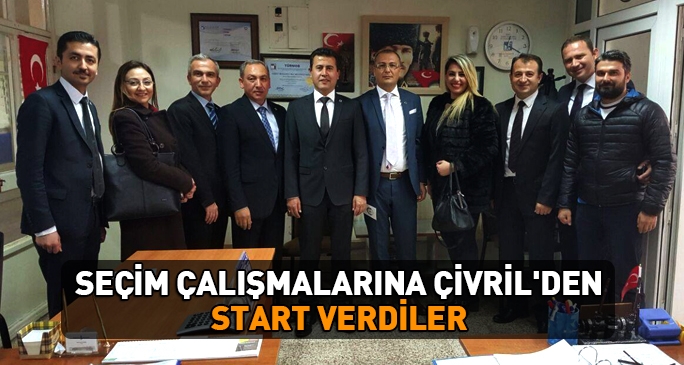 Seçim Çalışmalarına Çivril'den Start Verdiler