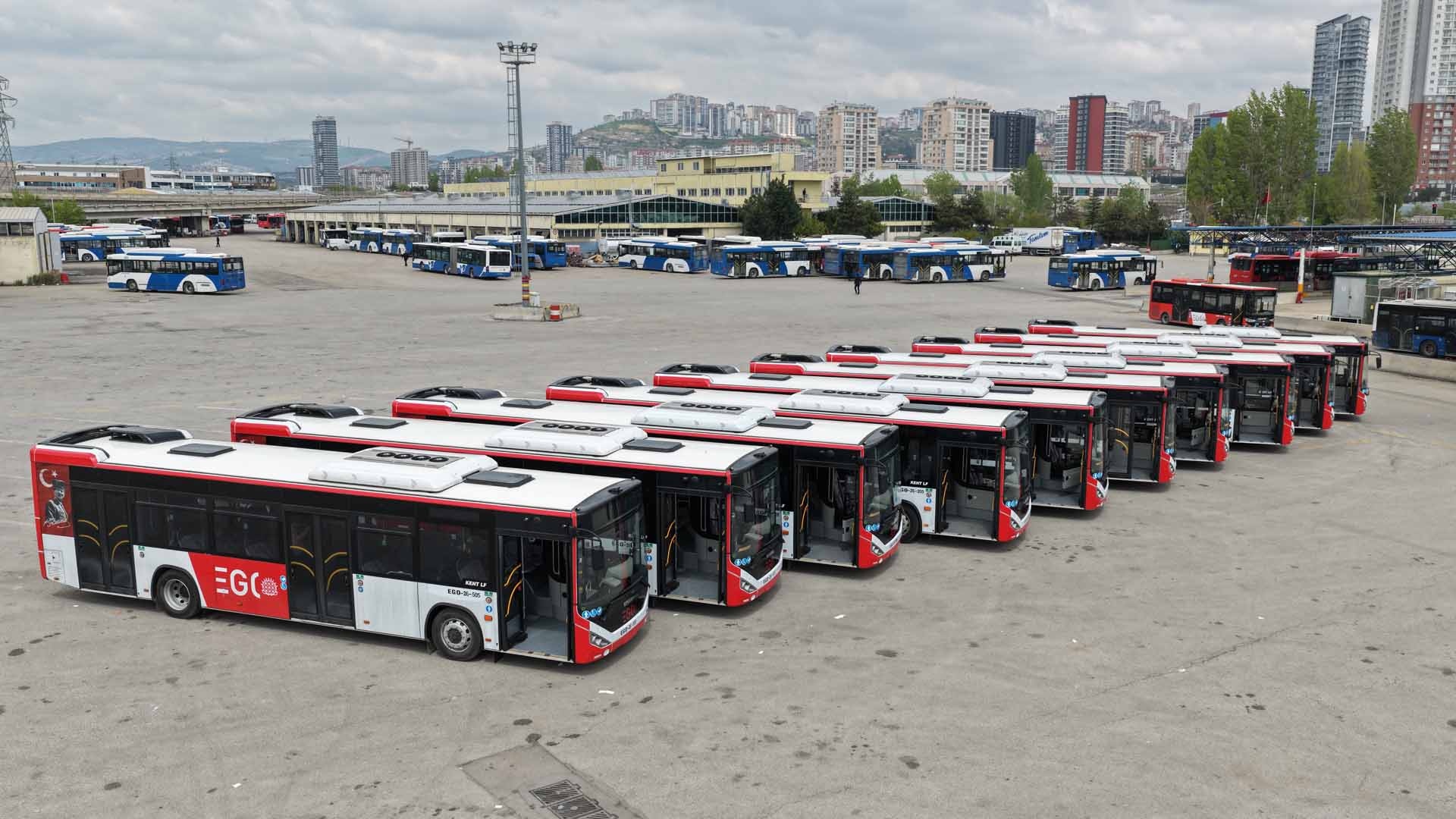 10 YENİ OTOBÜS EGO FİLOSUNA KATILDI