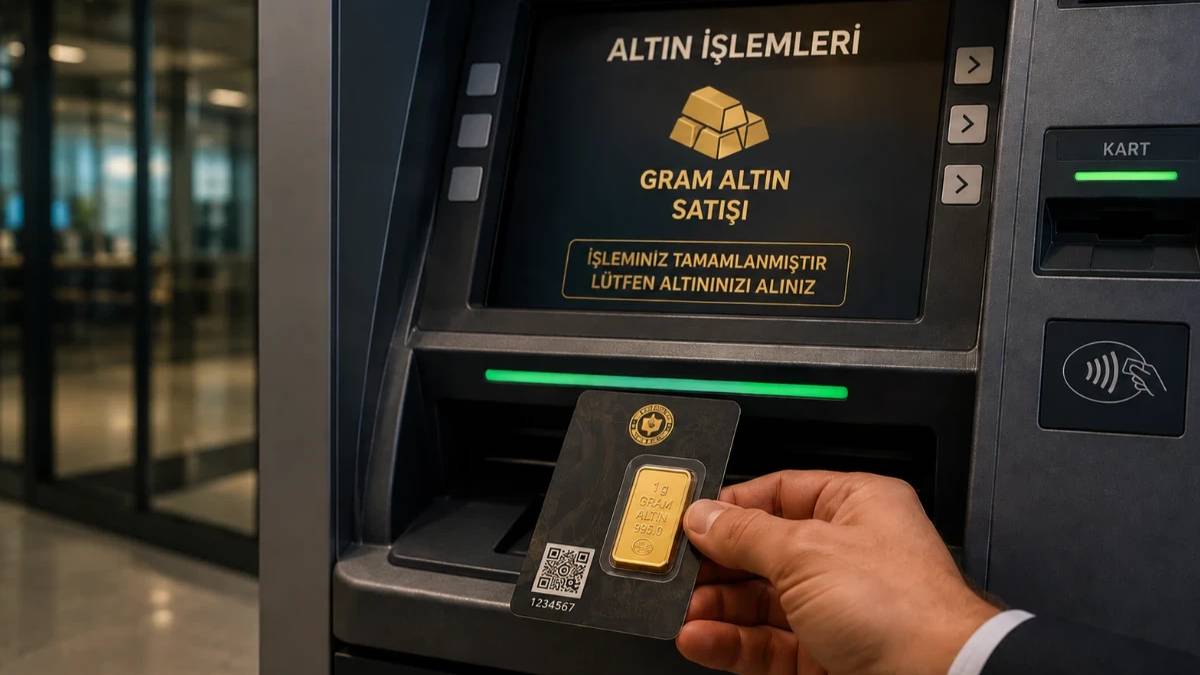 ATM'den altın alınabilecek