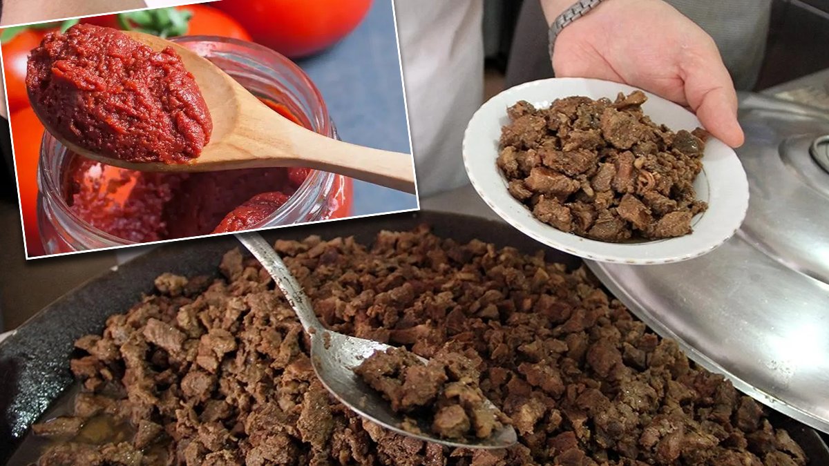 Kavurmada tek tırnaklı eti, salçada gıda boyası kullanmışlar