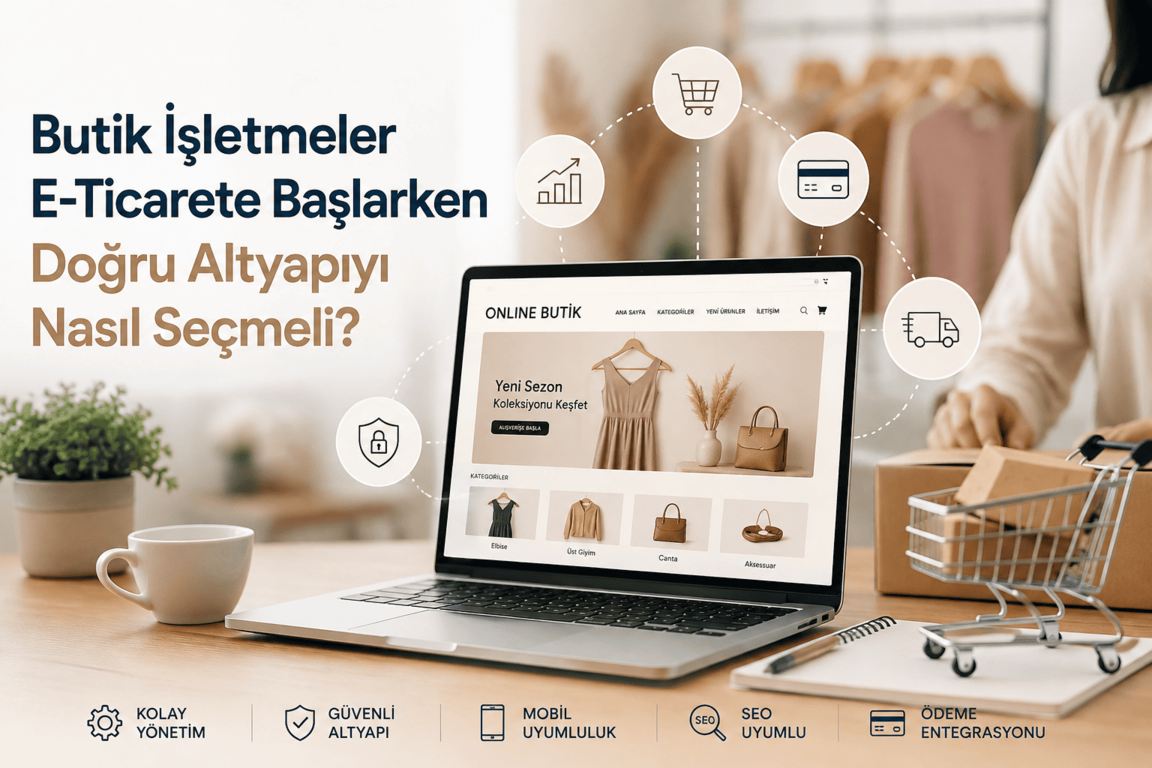 Butik İşletmeler E-Ticarete Başlarken Doğru Altyapıyı Nasıl Seçmeli? 