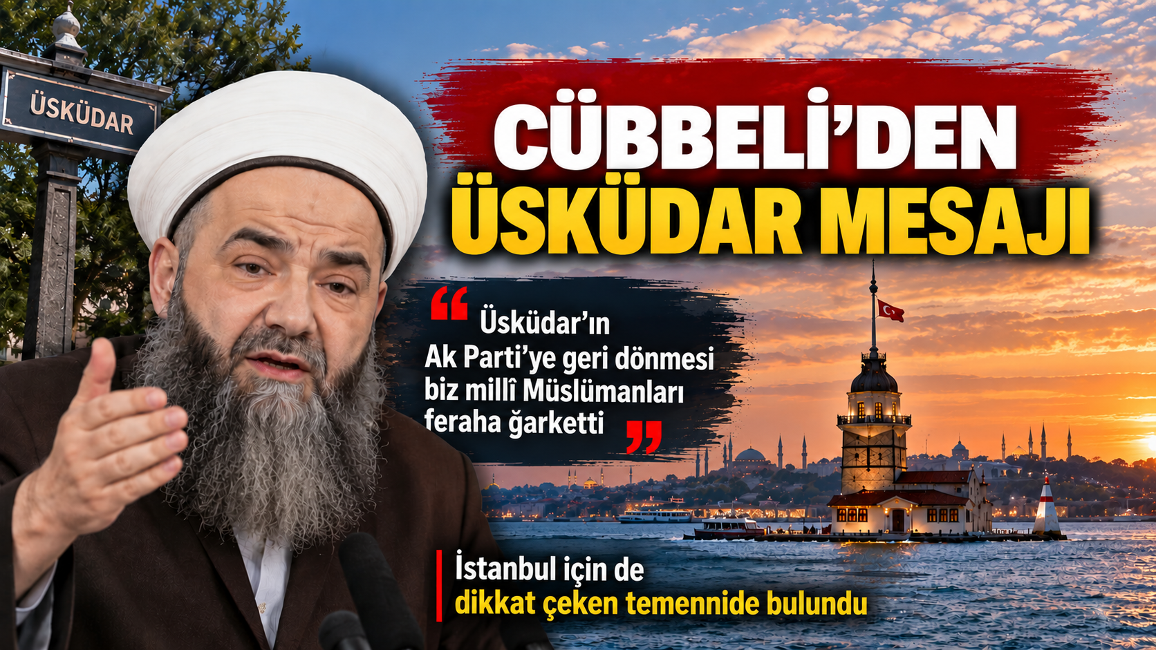 Cübbeli ''İstanbul'u da Alacağız İnşallah''