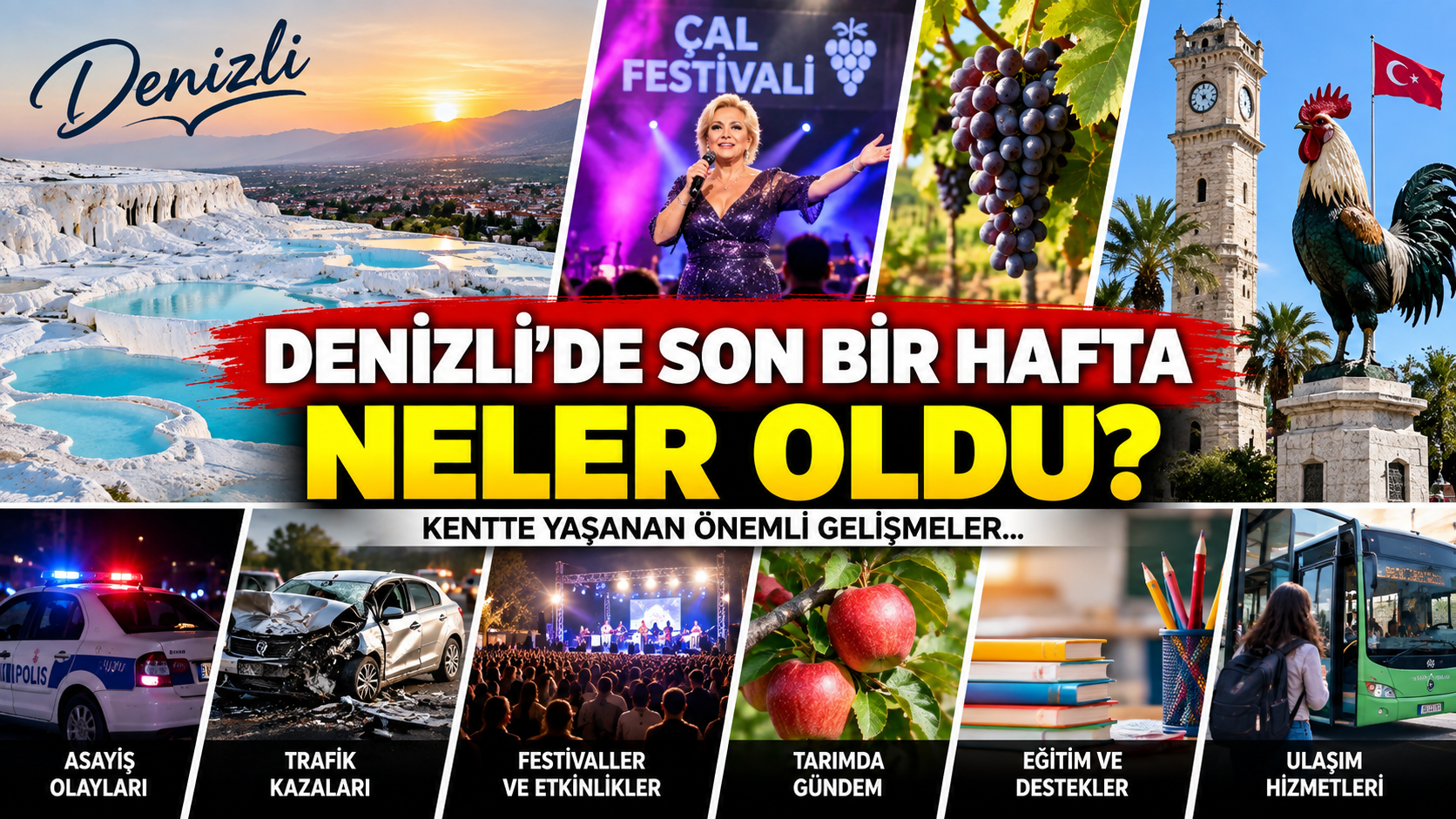 DENİZLİ’DE SON BİR HAFTA: KENTTE NELER YAŞANDI?