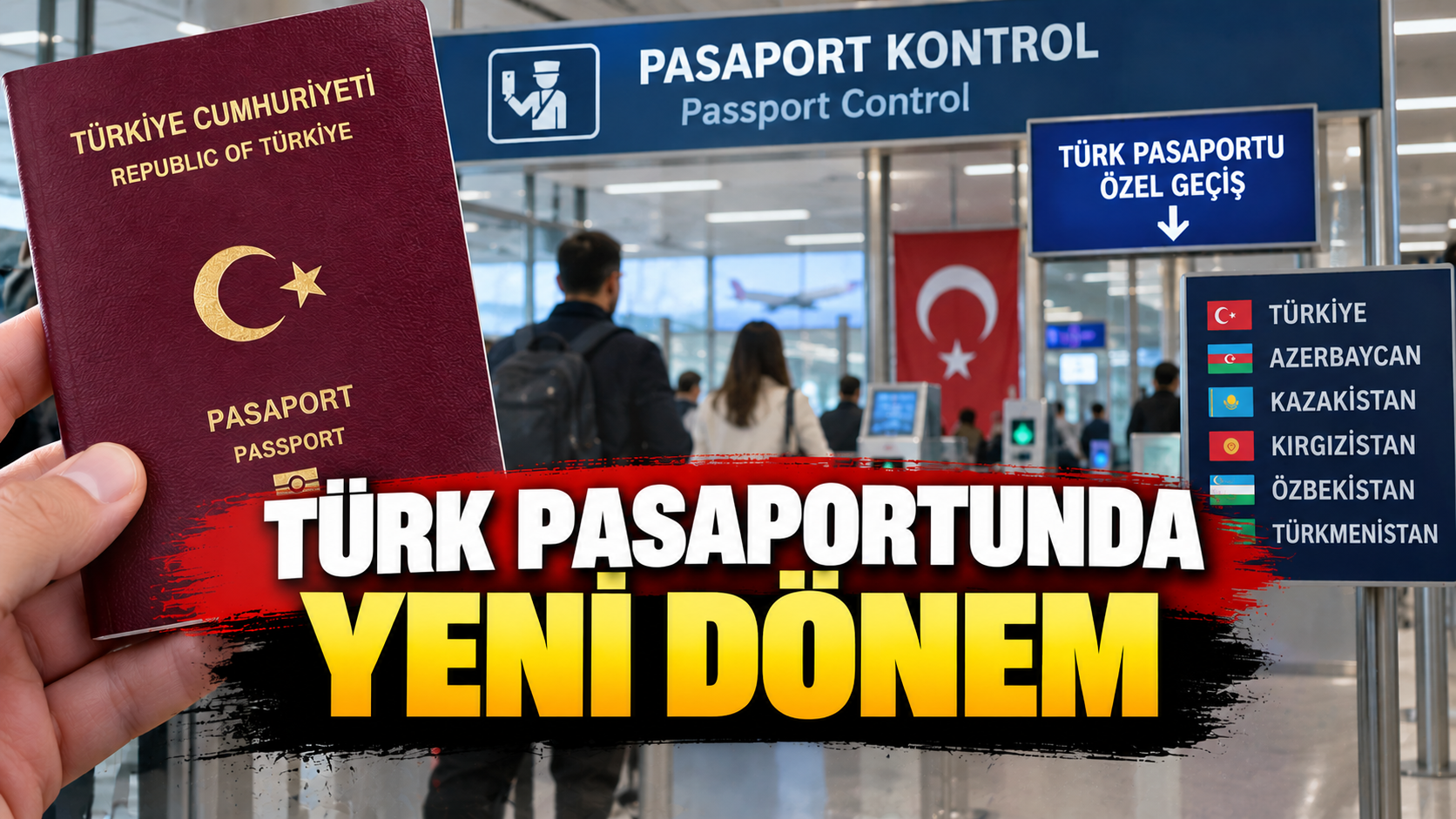Havalimanlarında özel geçiş planı