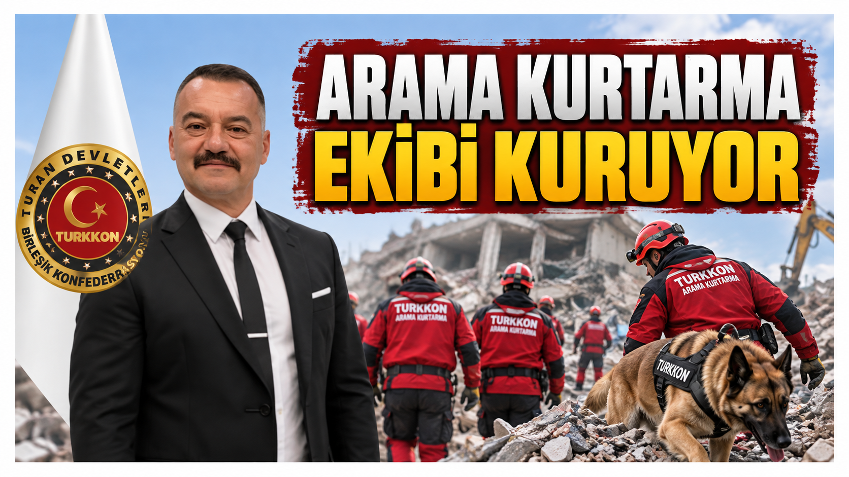 TURKKON Arama Kurtarma Ekibi Kuruyor