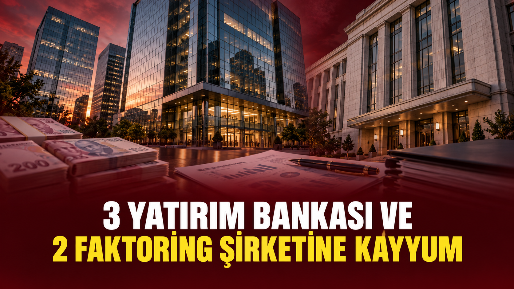 3 yatırım bankası ve 2 faktoring şirketine kayyum