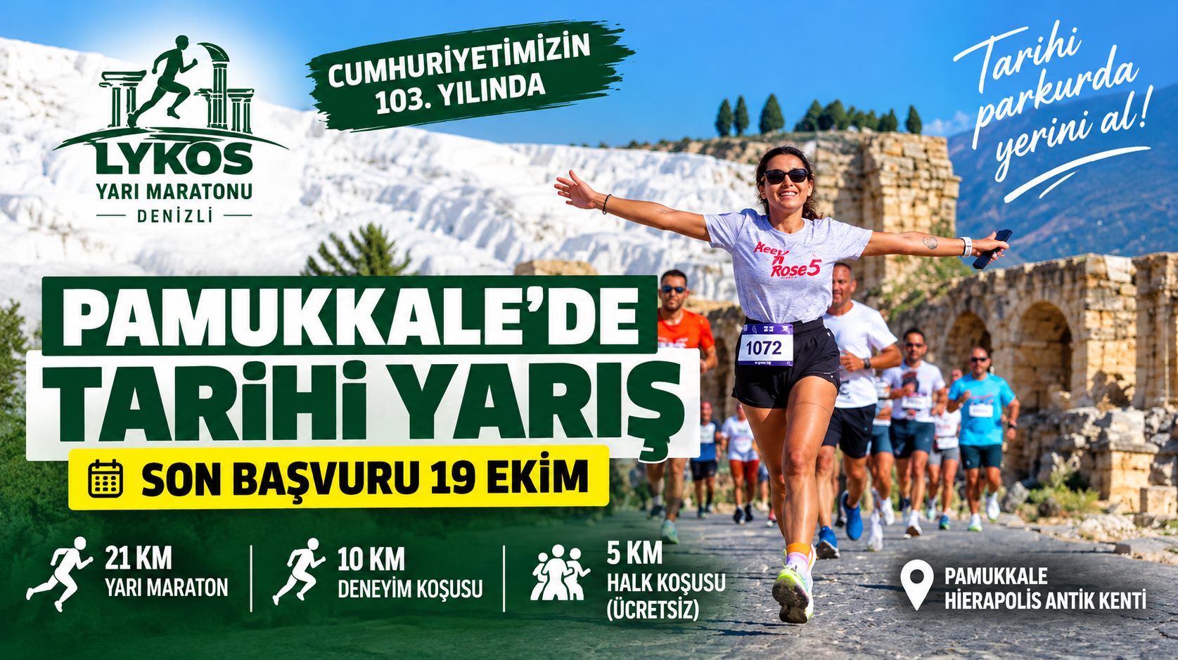 Lykos Yarı Maratonu için geri sayım