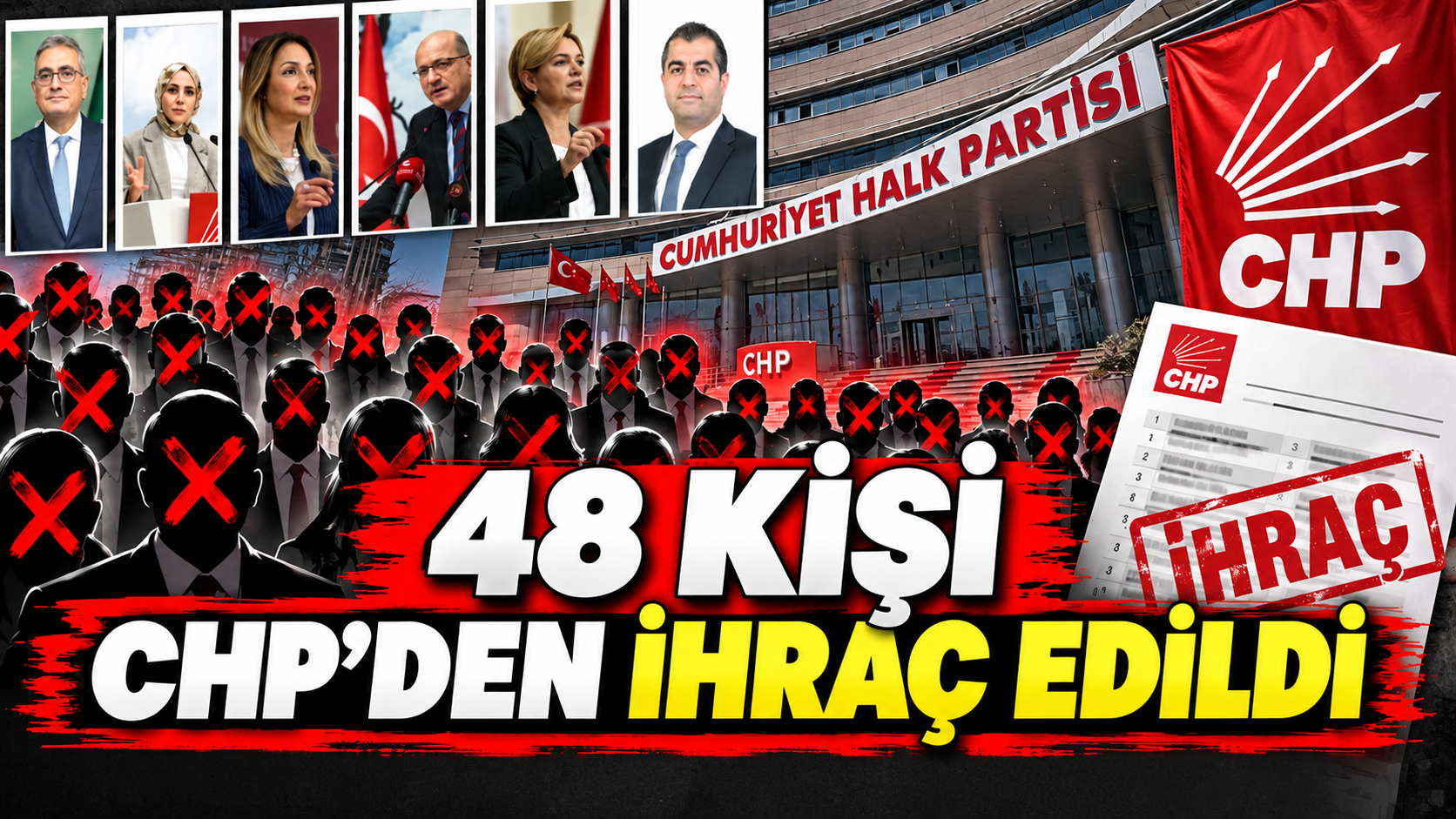 CHP'den 48 Kişi İhraç Edildi