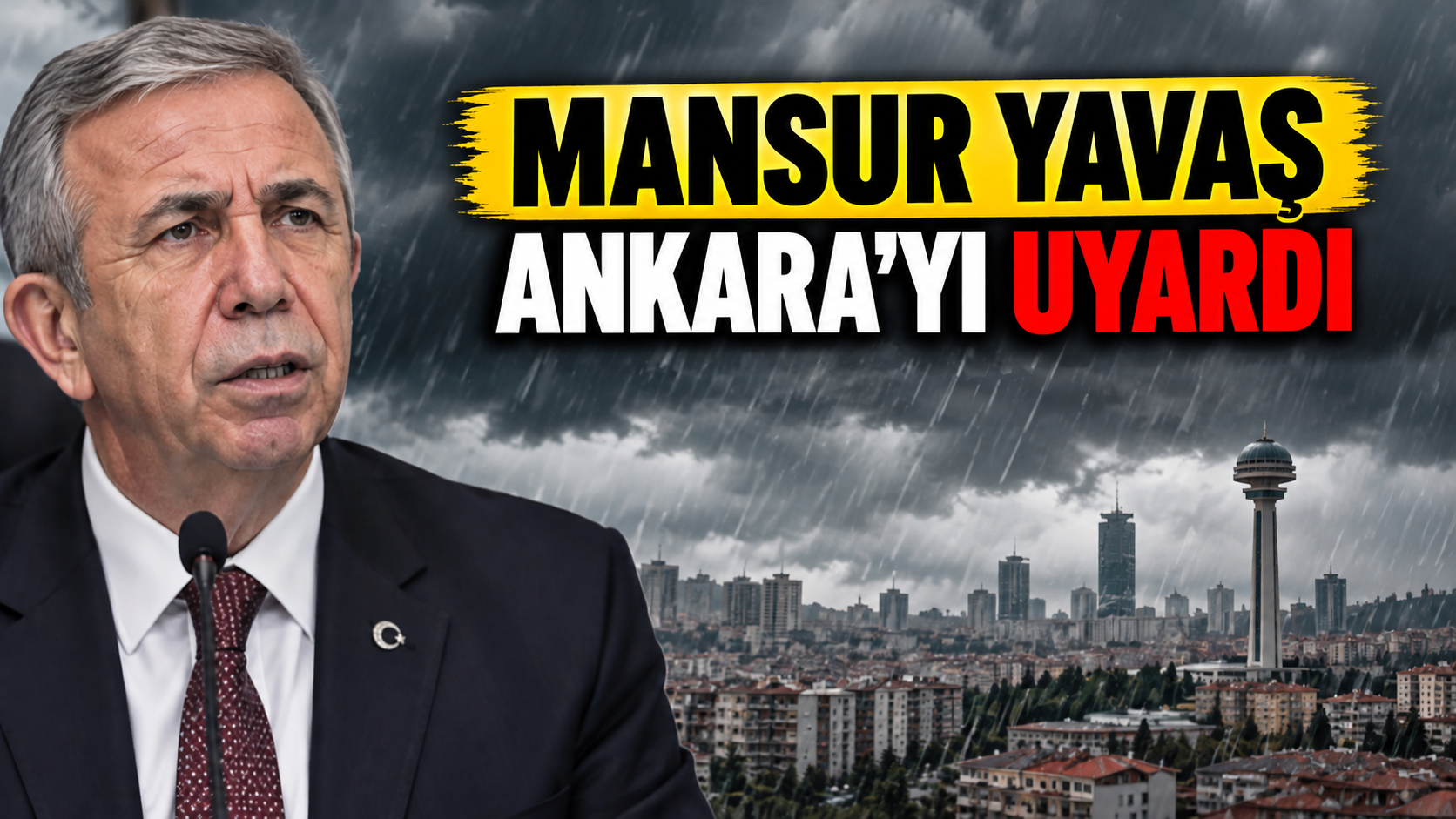 Mansur Yavaş Ankara'yı uyardı! Saat verdi