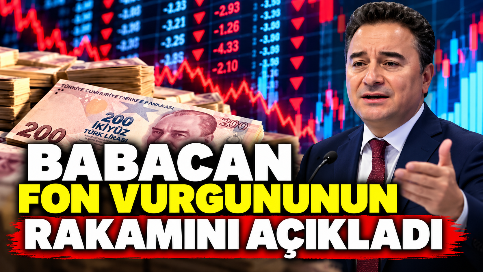 Babacan fon vurgununun rakamını açıkladı