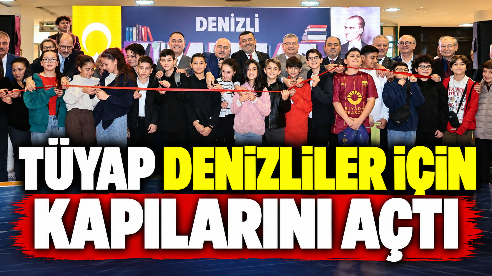 TÜYAP DENİZLİ KİTAP FUARI KAPILARINI AÇTI