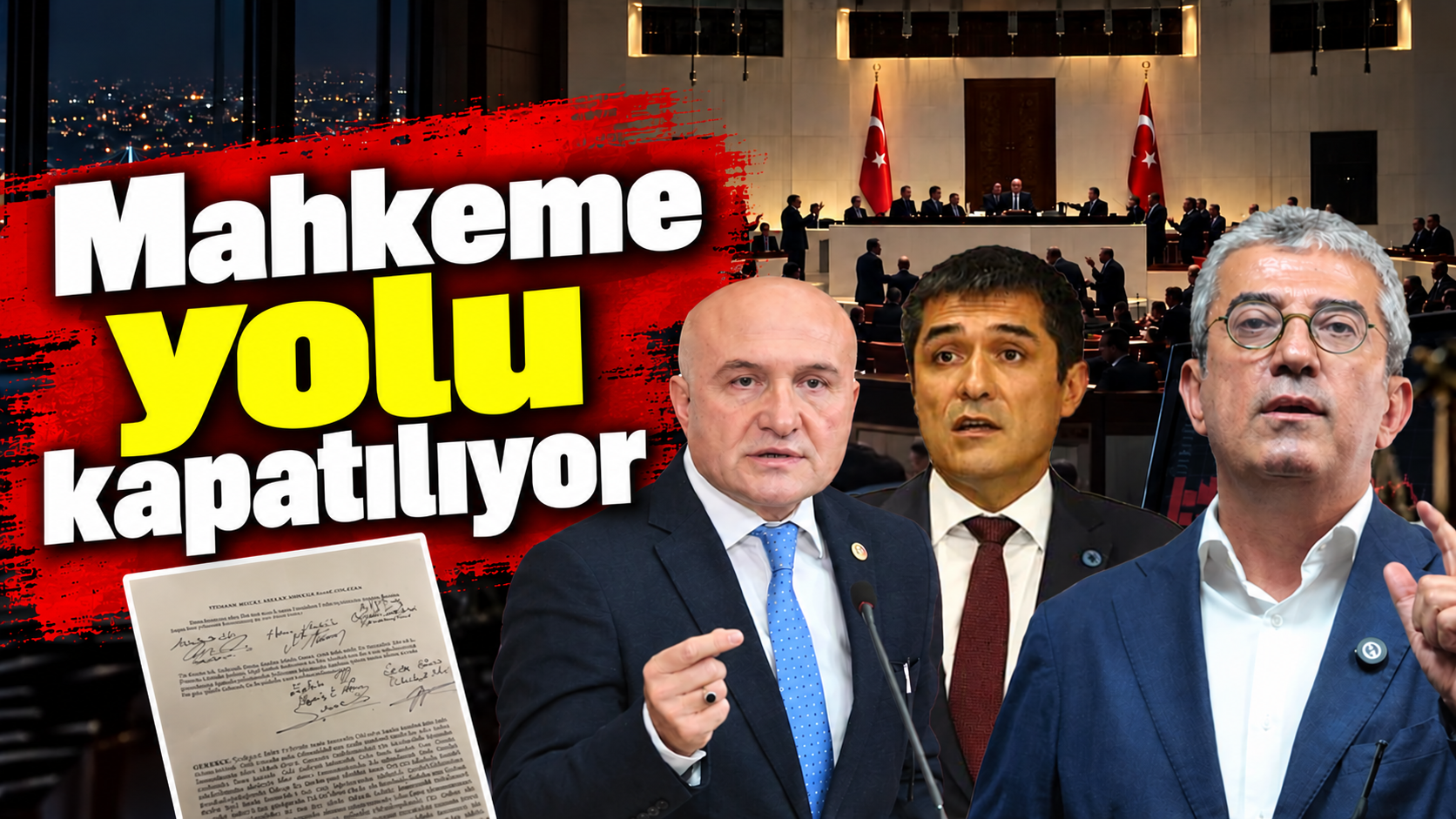 Mahkeme yolu kapatılıyor
