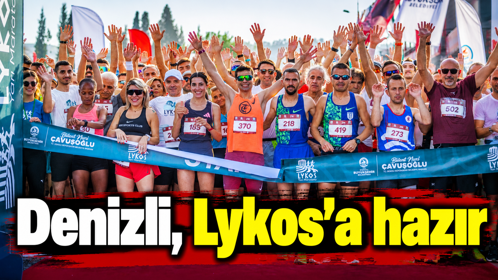Denizli, Lykos Yarı Maratonu heyecanına hazır 