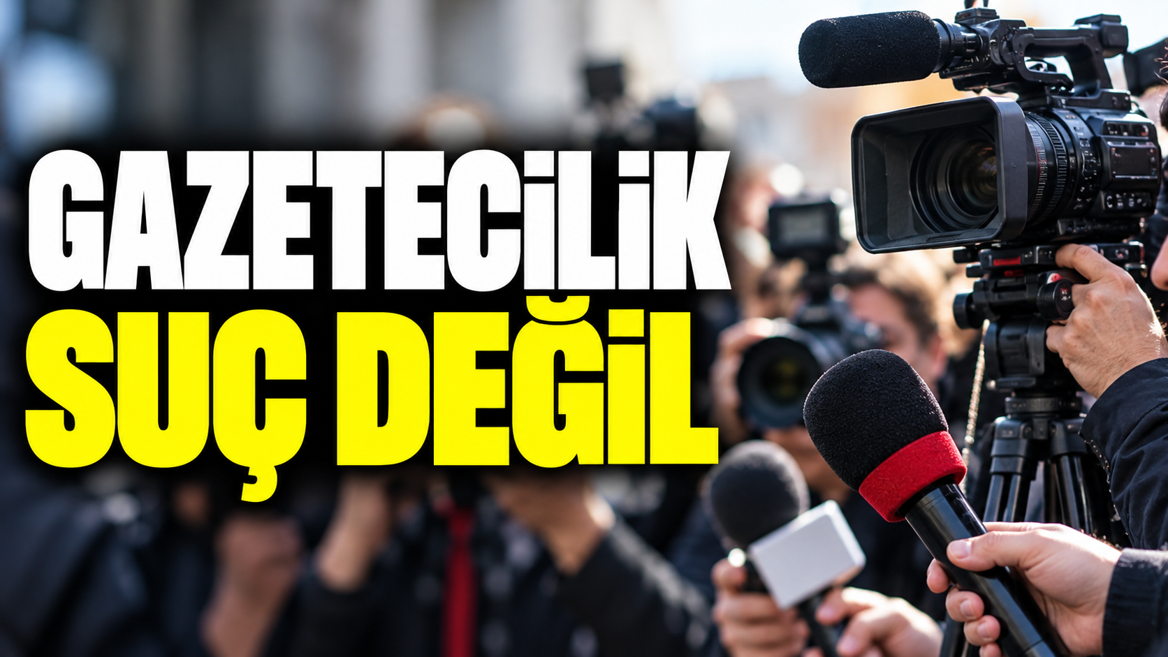 10 İlde Eş Zamanlı Eylem : Gazetecilik Suç Değil