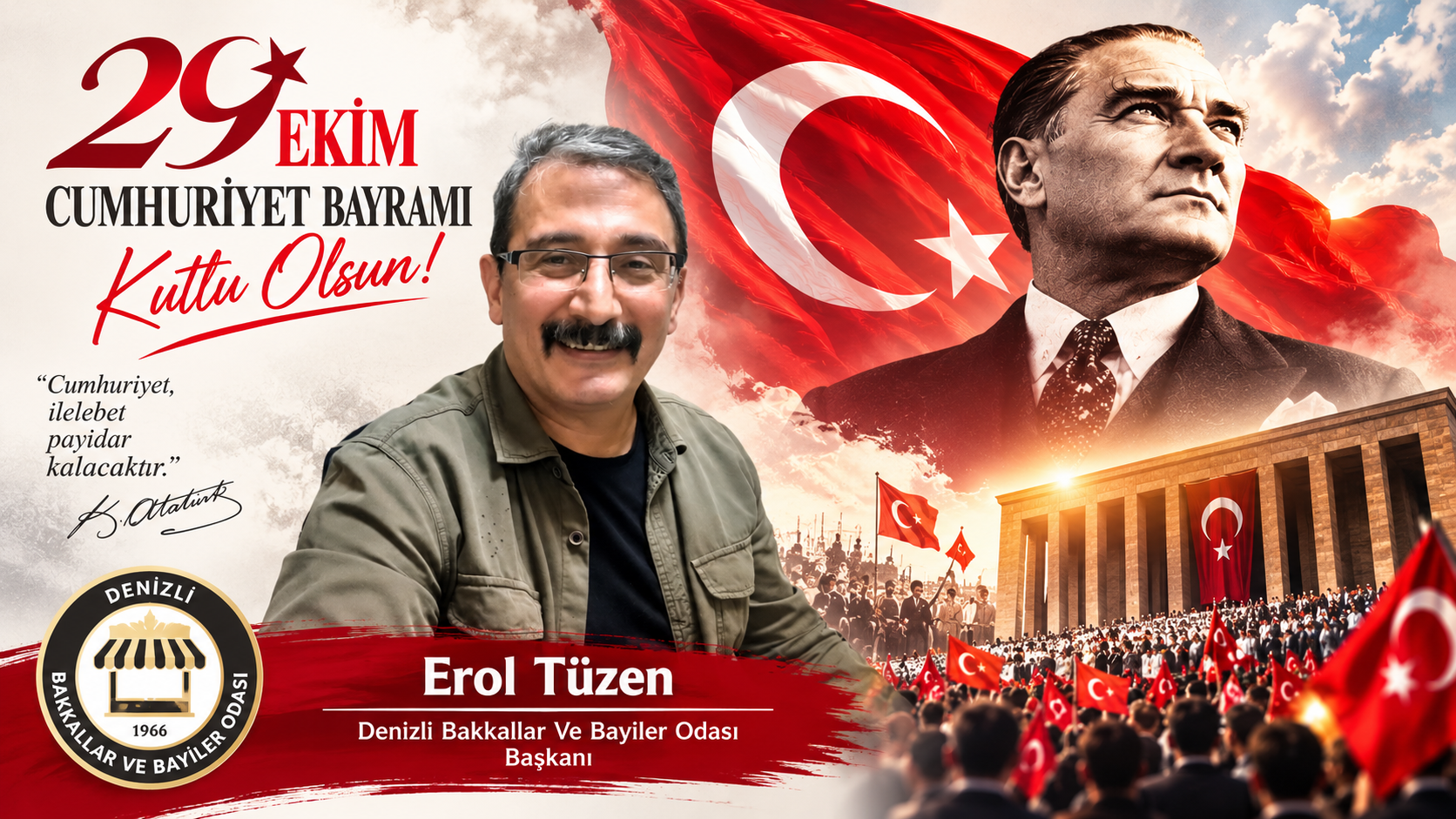 29 Ekim Cumhuriyet Bayramımız Kutlu Olsun