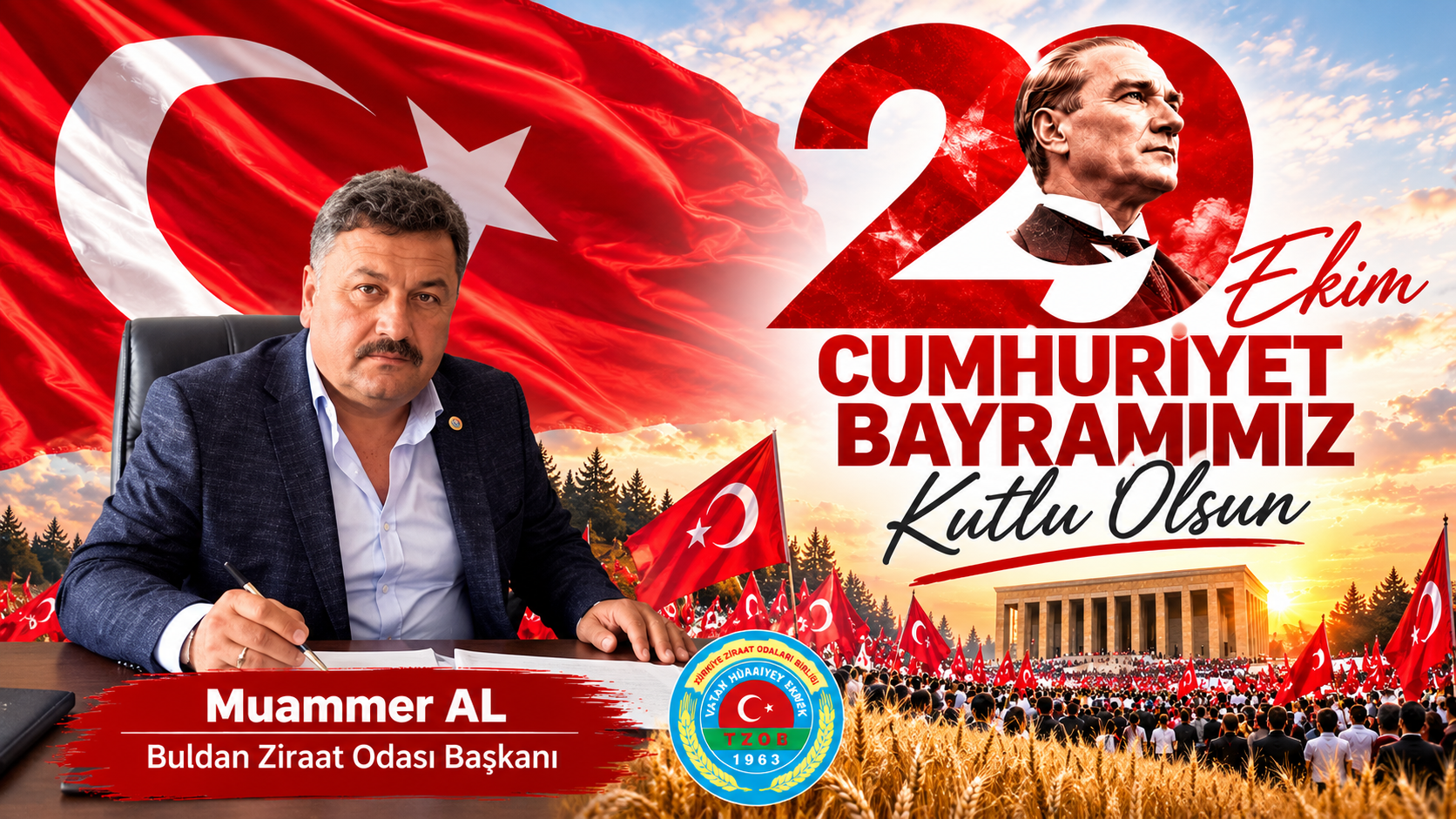 29 Ekim Cumhuriyet Bayramımız Kutlu Olsun